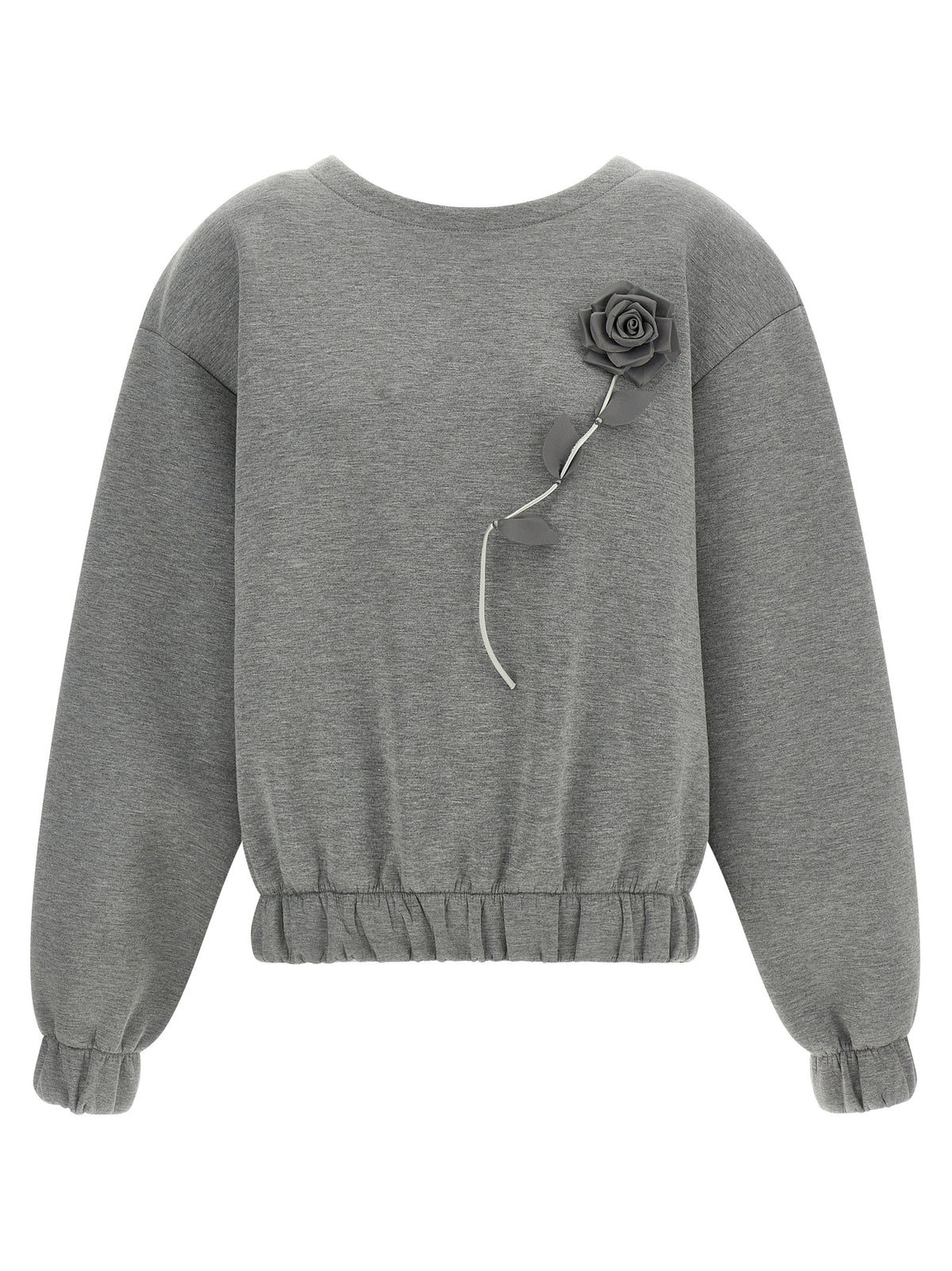 Gray Viscose Sweatshirt
