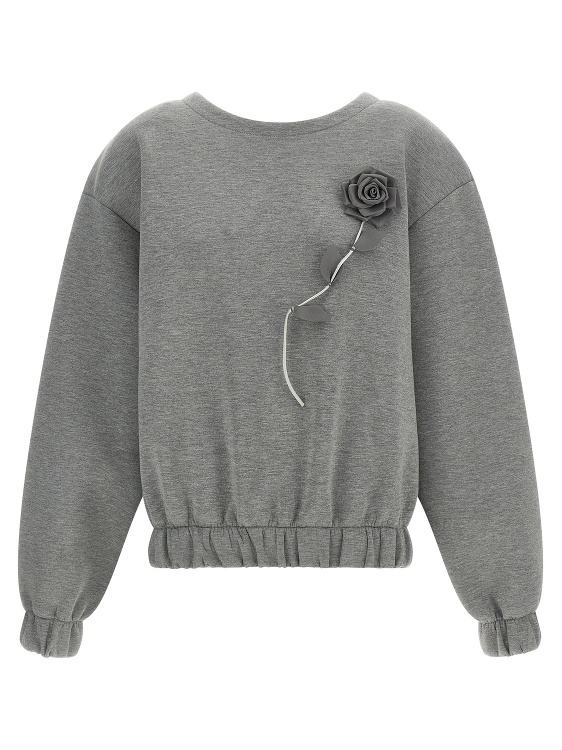 Gray Viscose Sweatshirt
