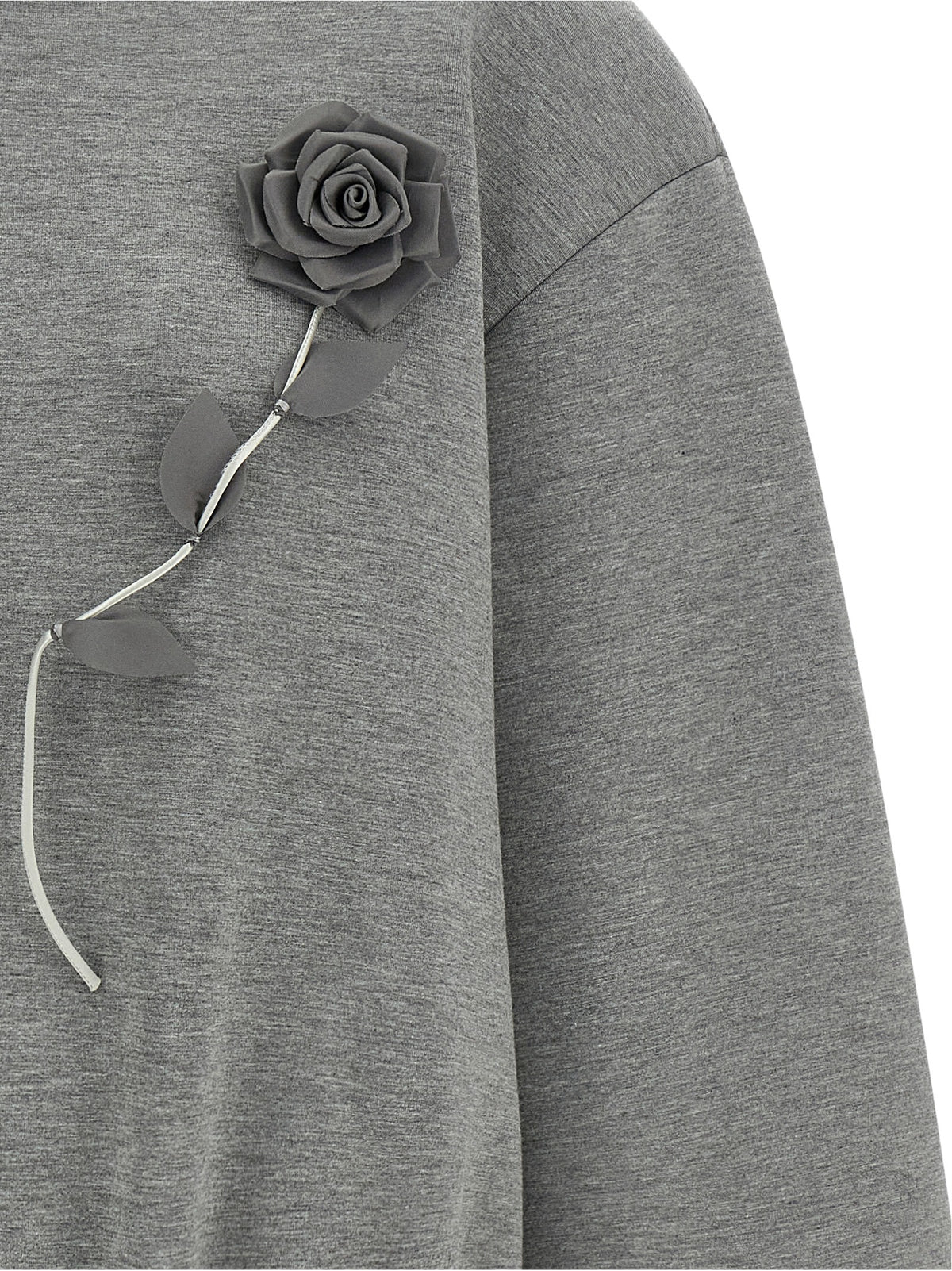 Gray Viscose Sweatshirt