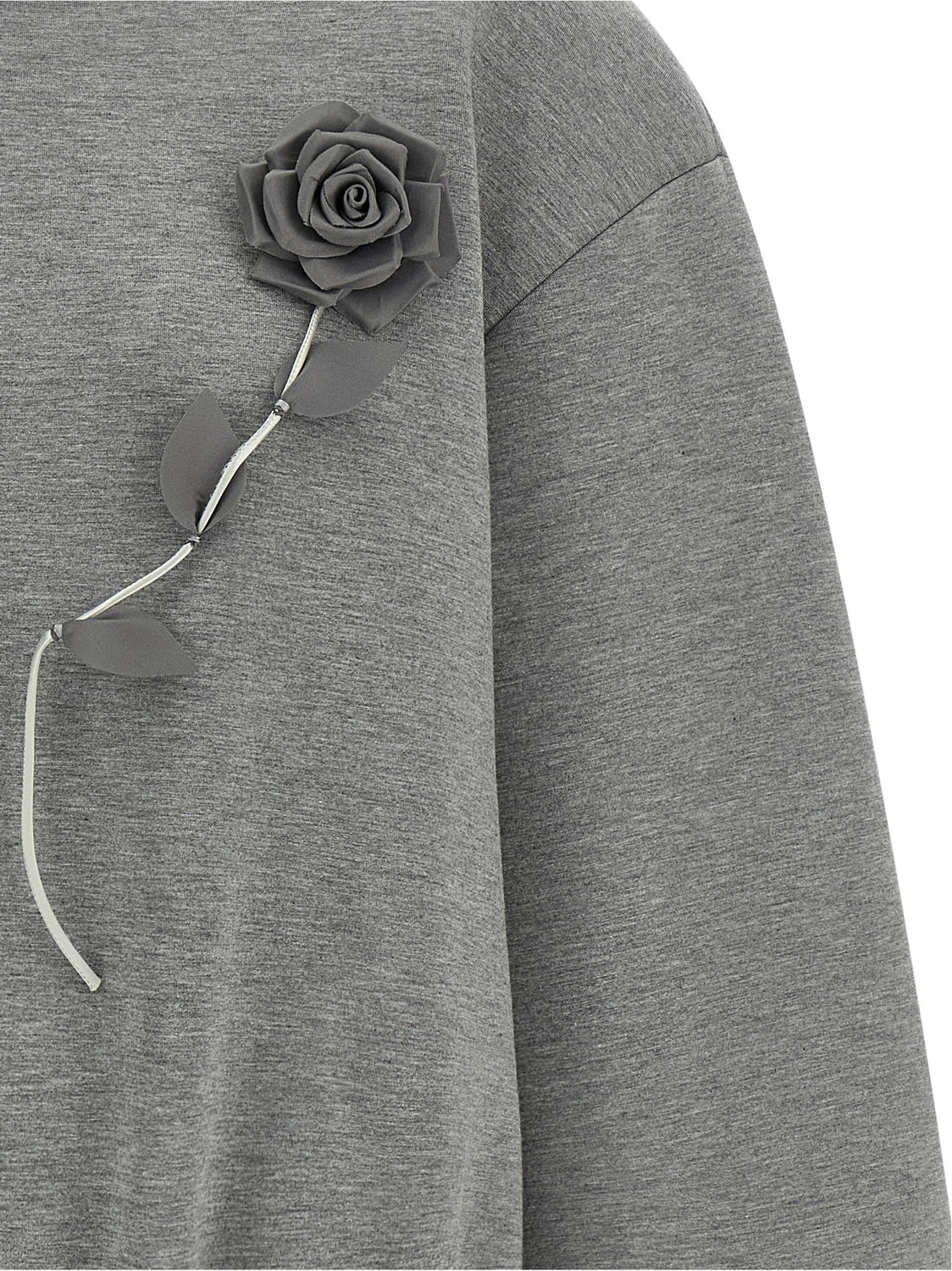 Gray Viscose Sweatshirt
