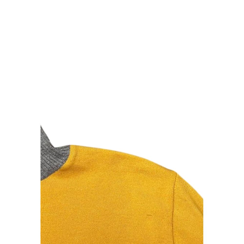 Yellow Wool Men's Sweater