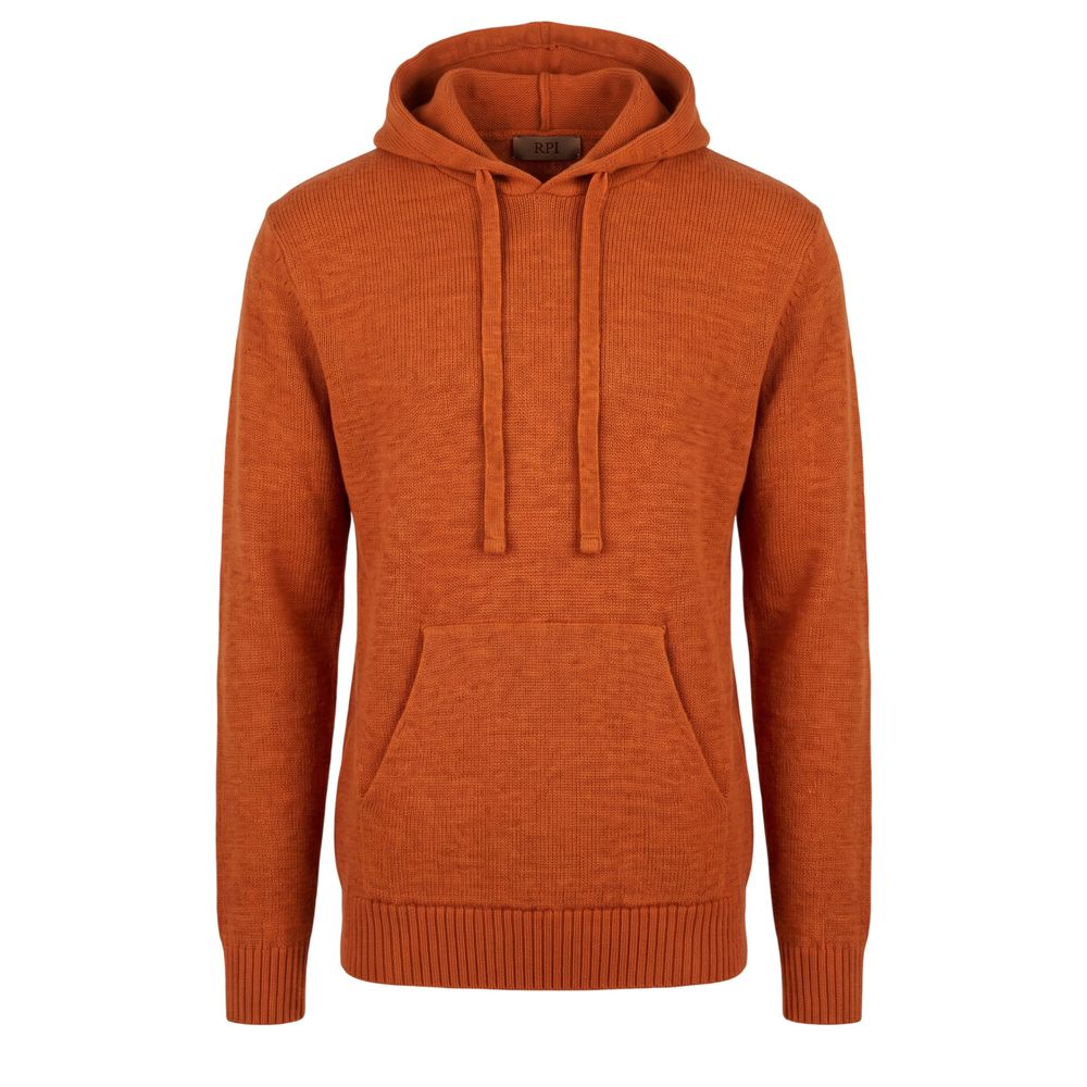 Orange Wool Men's Sweater