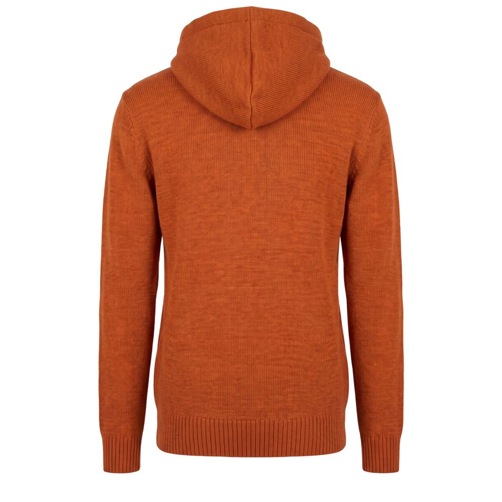 Orange Wool Men's Sweater