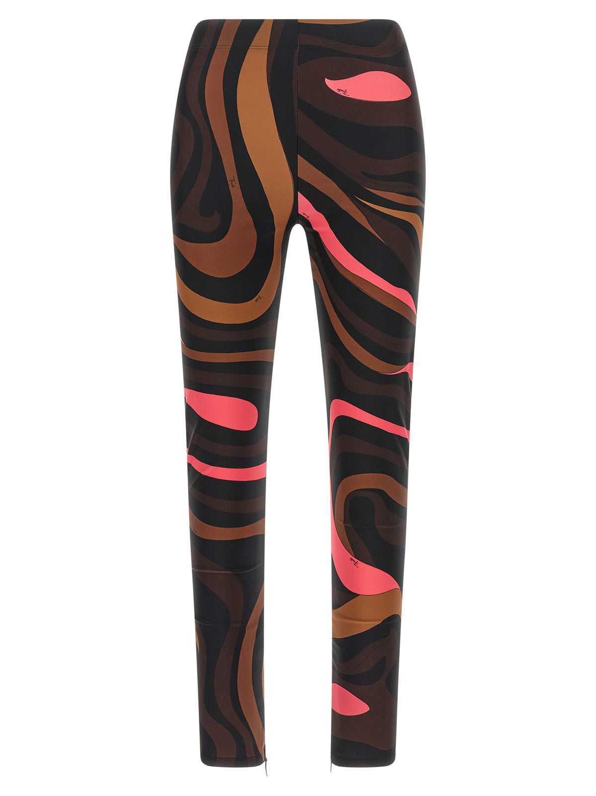 Brown Polyamide Leggings