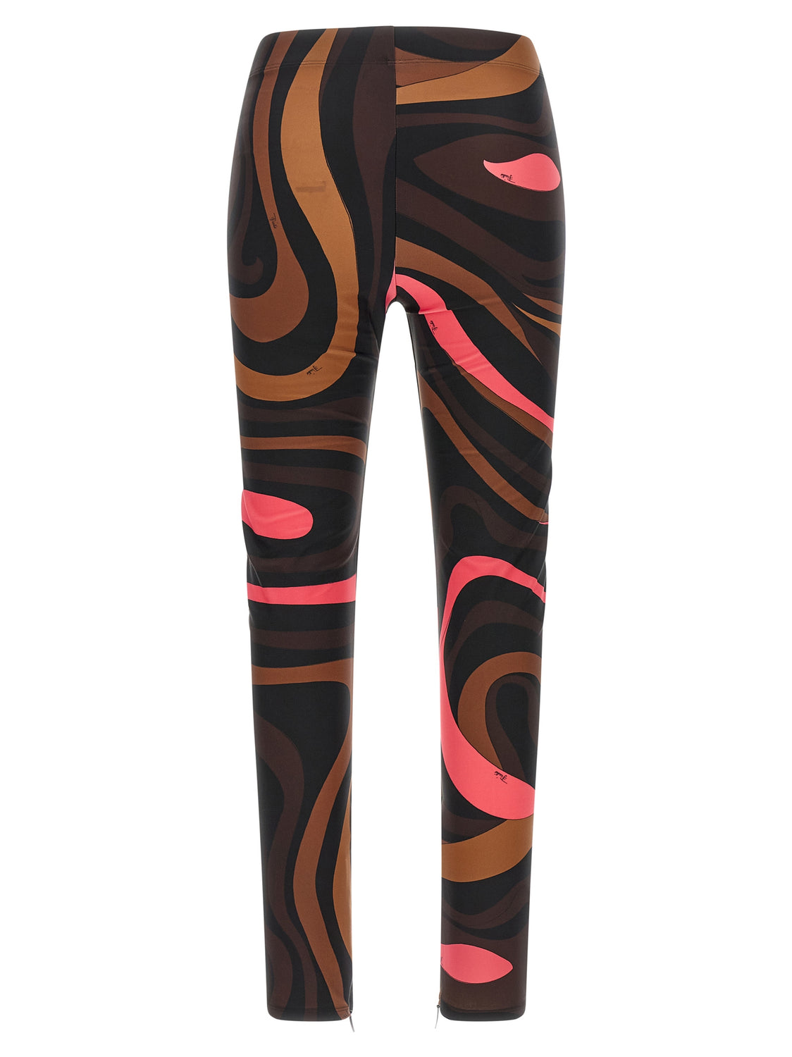 Brown Polyamide Leggings