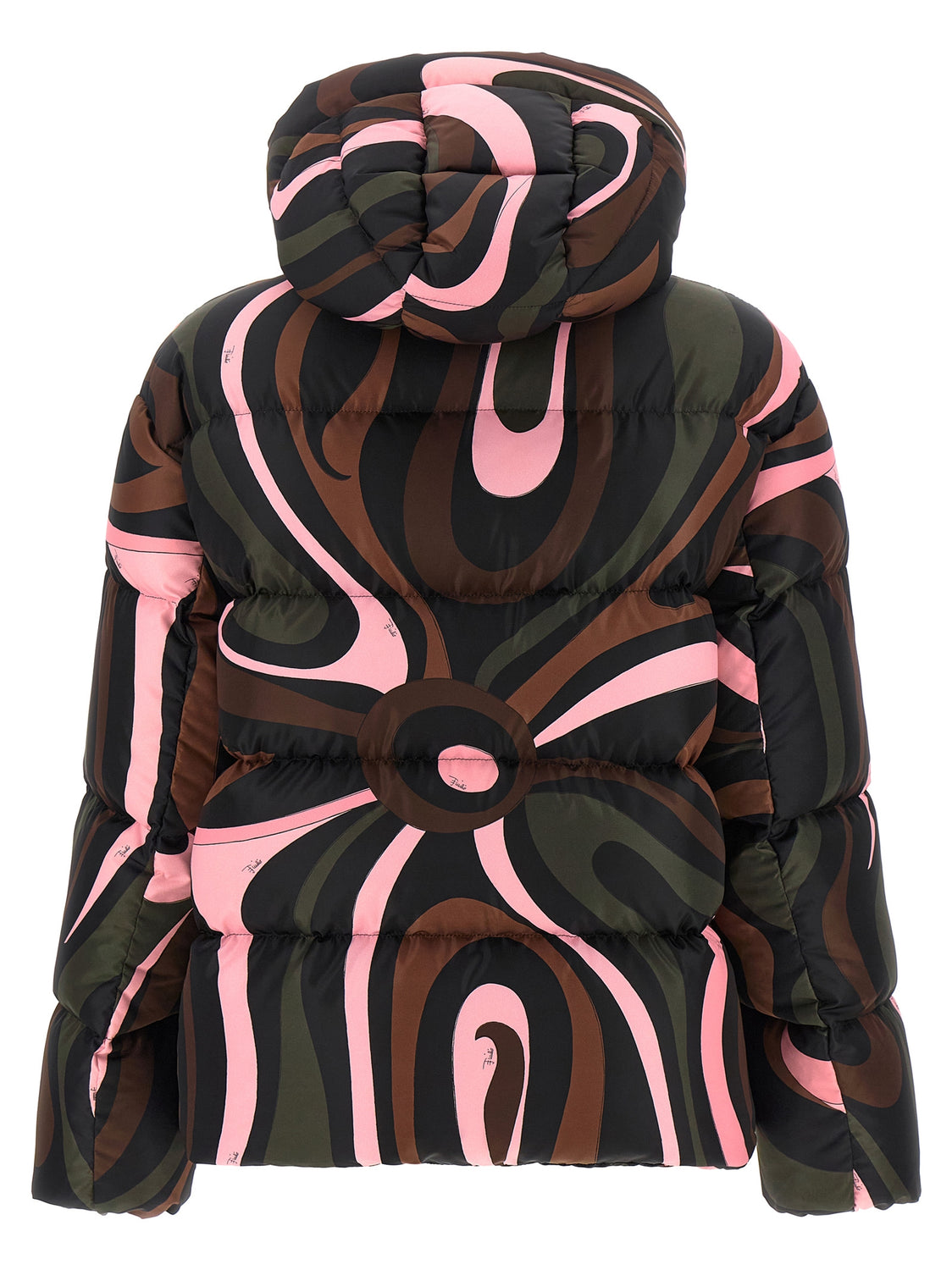 Multicolor Polyamide Full-Length Jacket