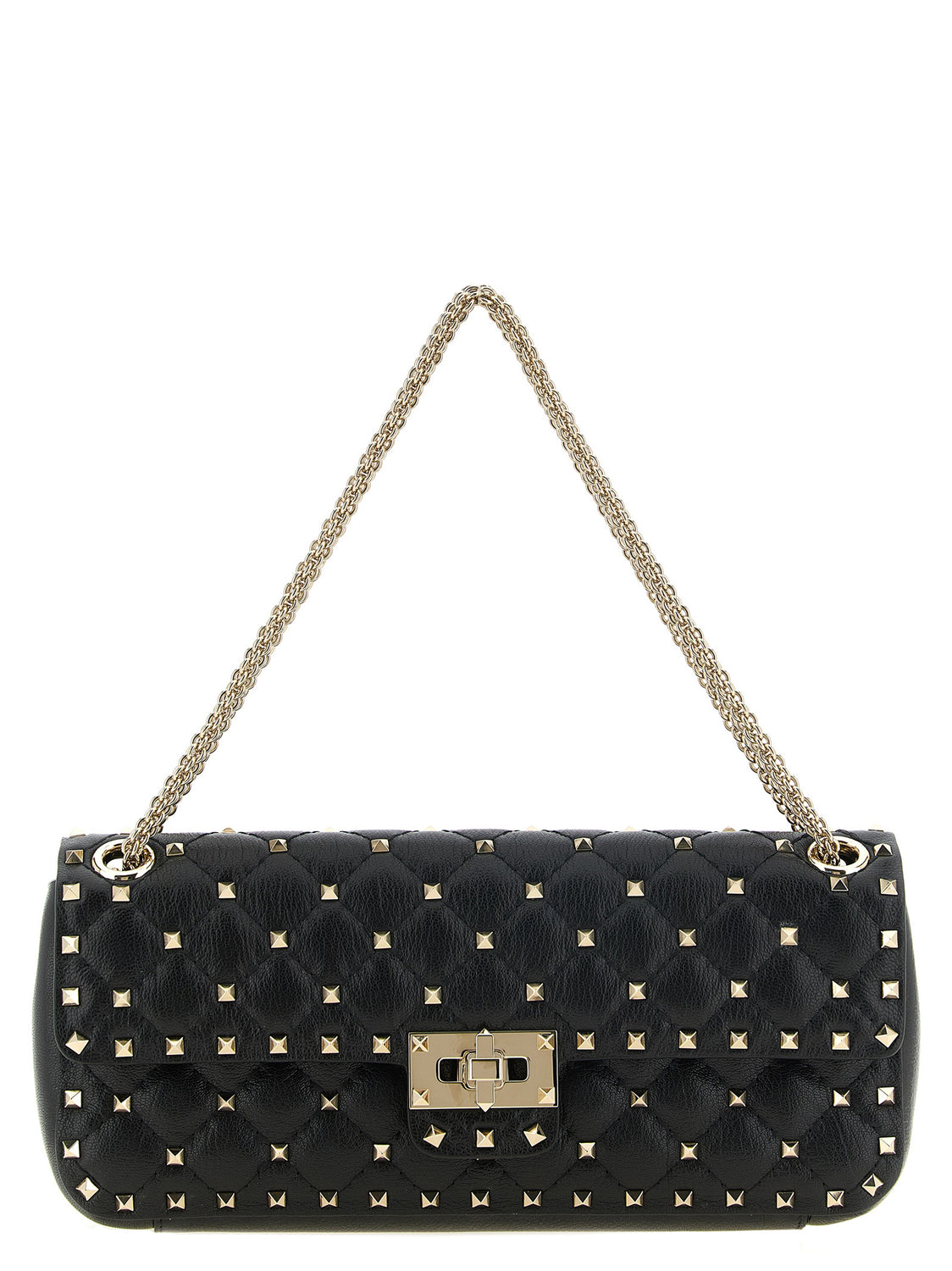 Black Goatskin Shoulder Bag