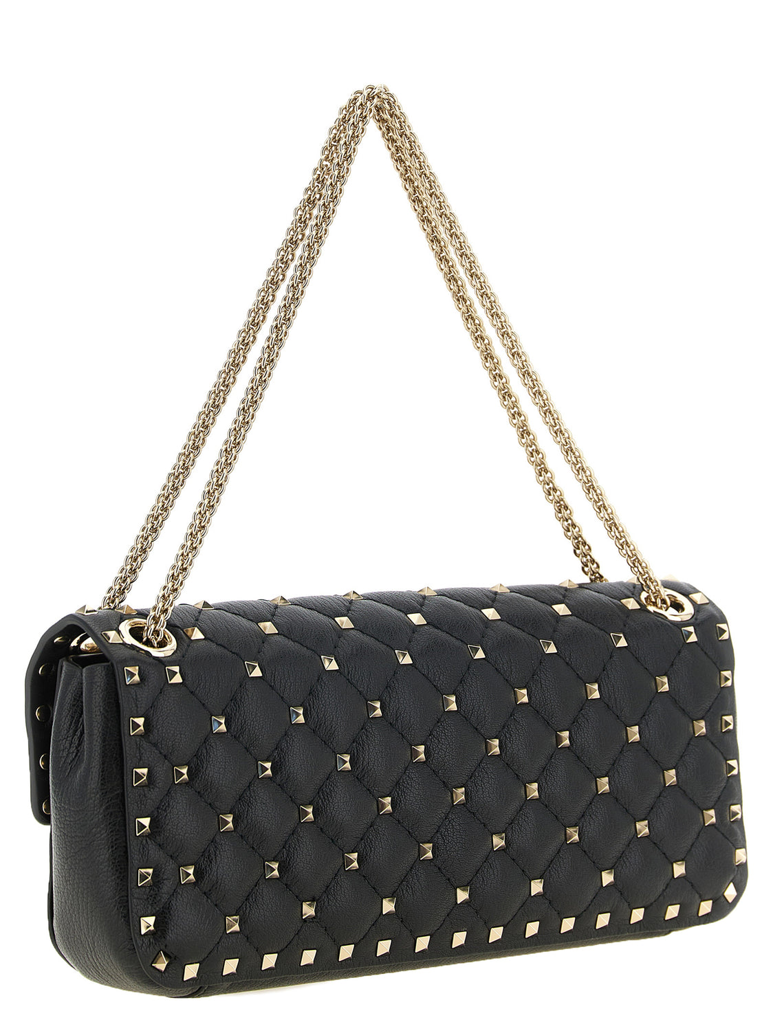 Black Goatskin Shoulder Bag