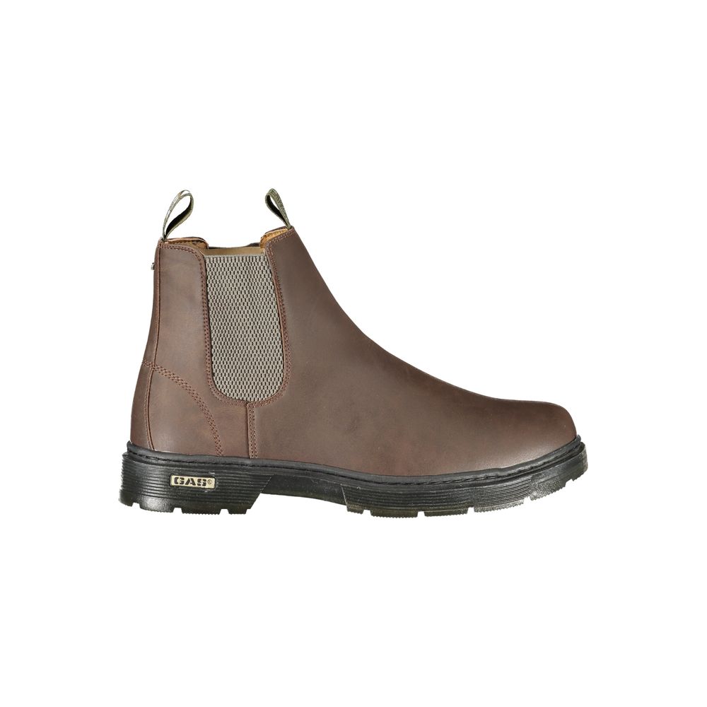 Brown Polyurethane Men's Boot