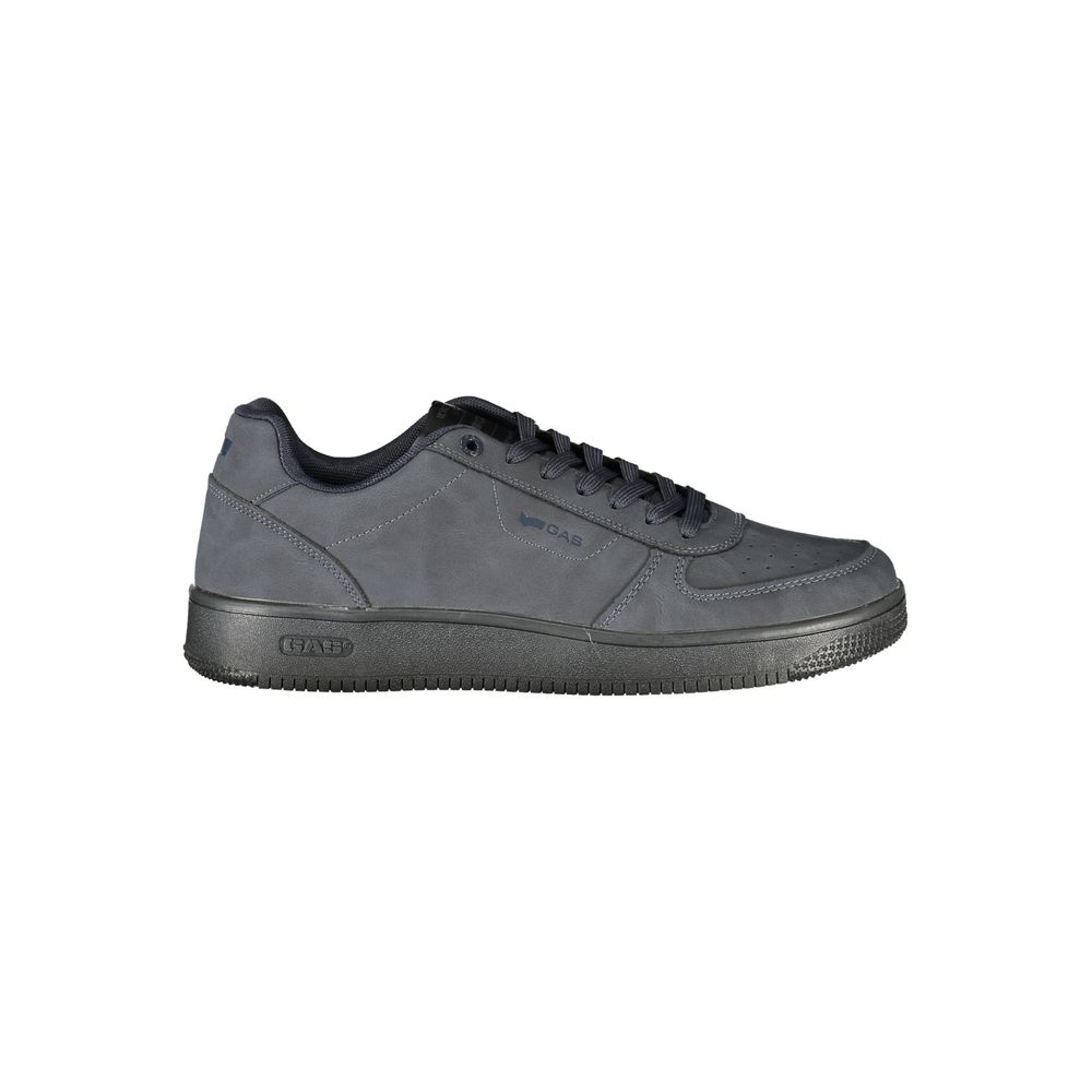 Blue Polyurethane Men's Sneaker