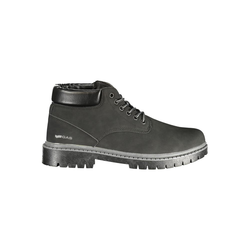Black Polyurethane Men's Boot