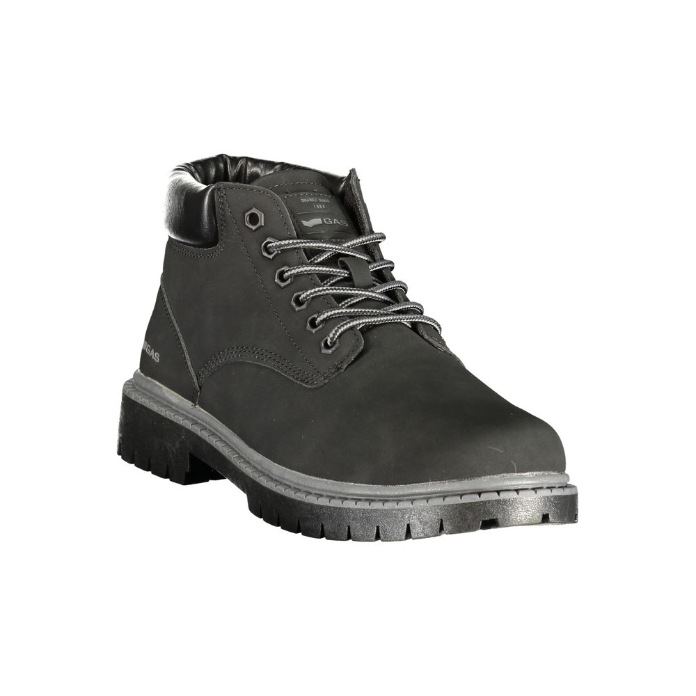 Black Polyurethane Men's Boot