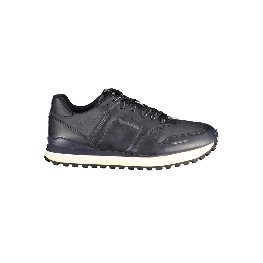 Blue Polyurethane Men's Sneaker