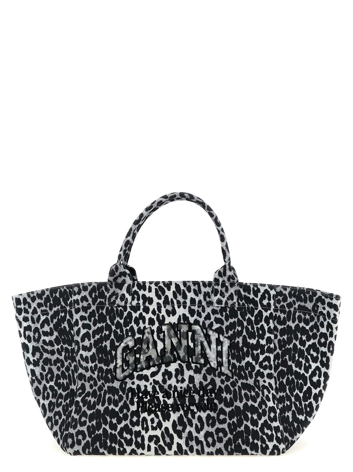 Gray Recycled Cotton Tote Bag