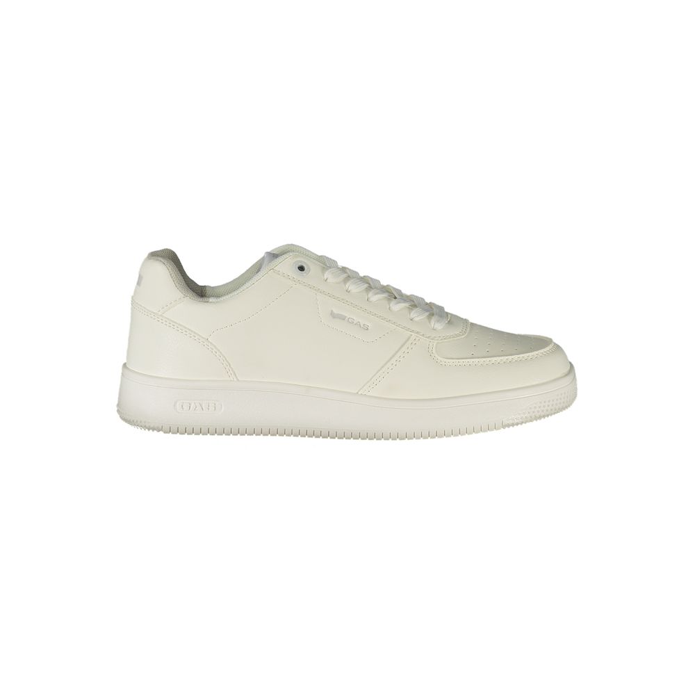 White Polyurethane Women's Sneaker