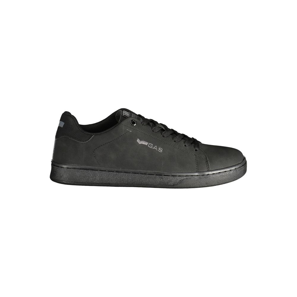 Black Polyurethane Men's Sneaker