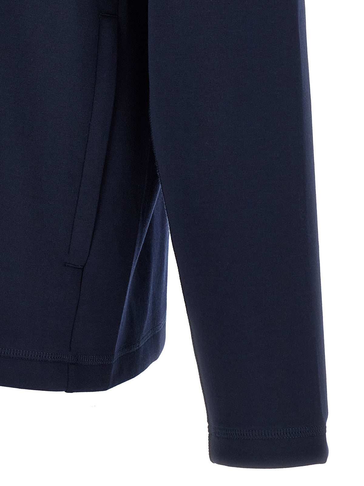 Blue Polyester Sweatshirt