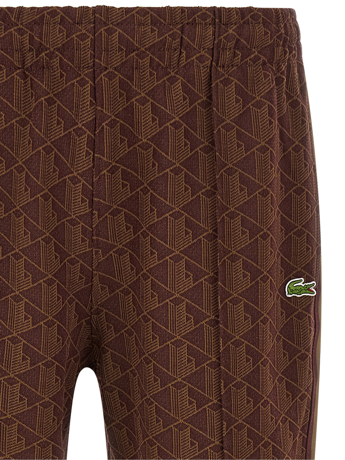 Brown Polyester Joggers (Workout Pants)