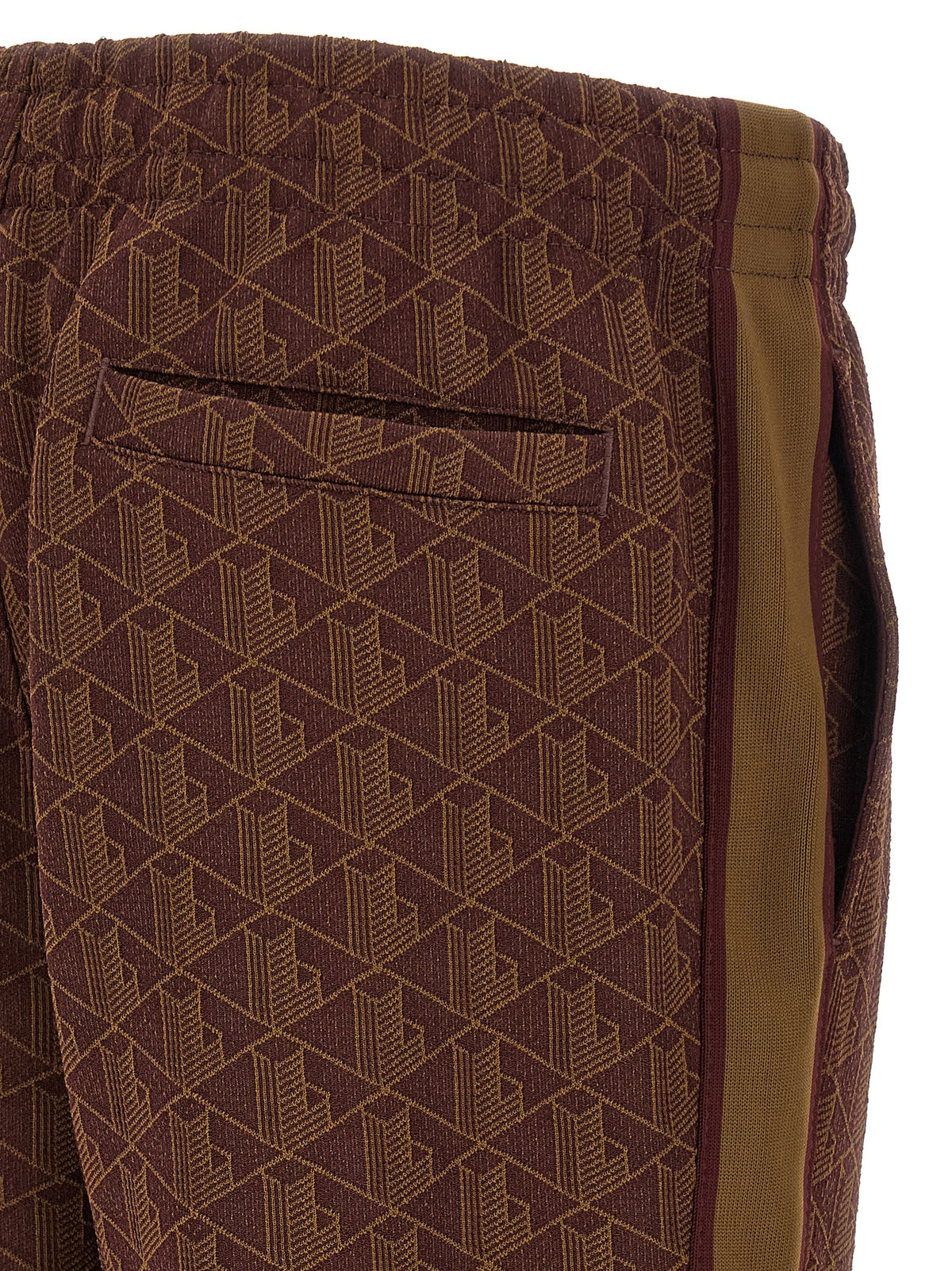 Brown Polyester Joggers (Workout Pants)