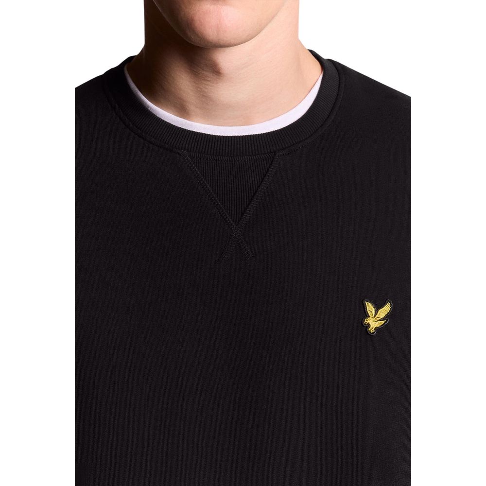 Black Cotton Sweatshirt