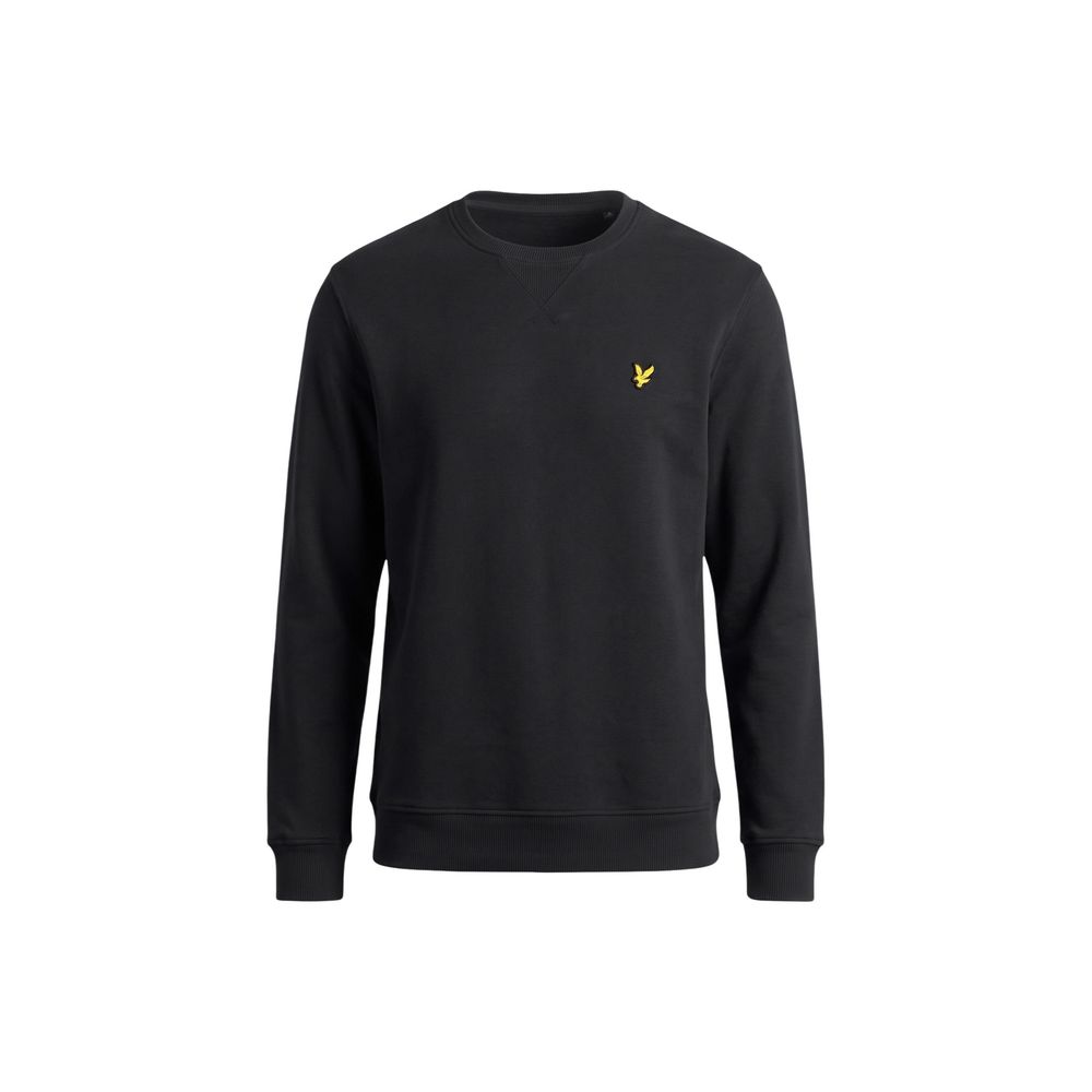 Black Cotton Sweatshirt