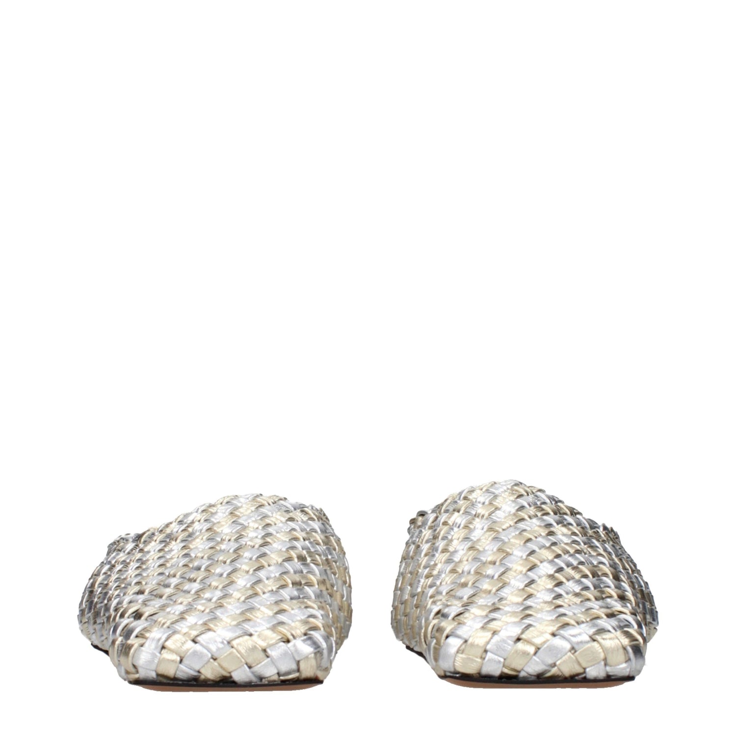 Gray Leather Slippers