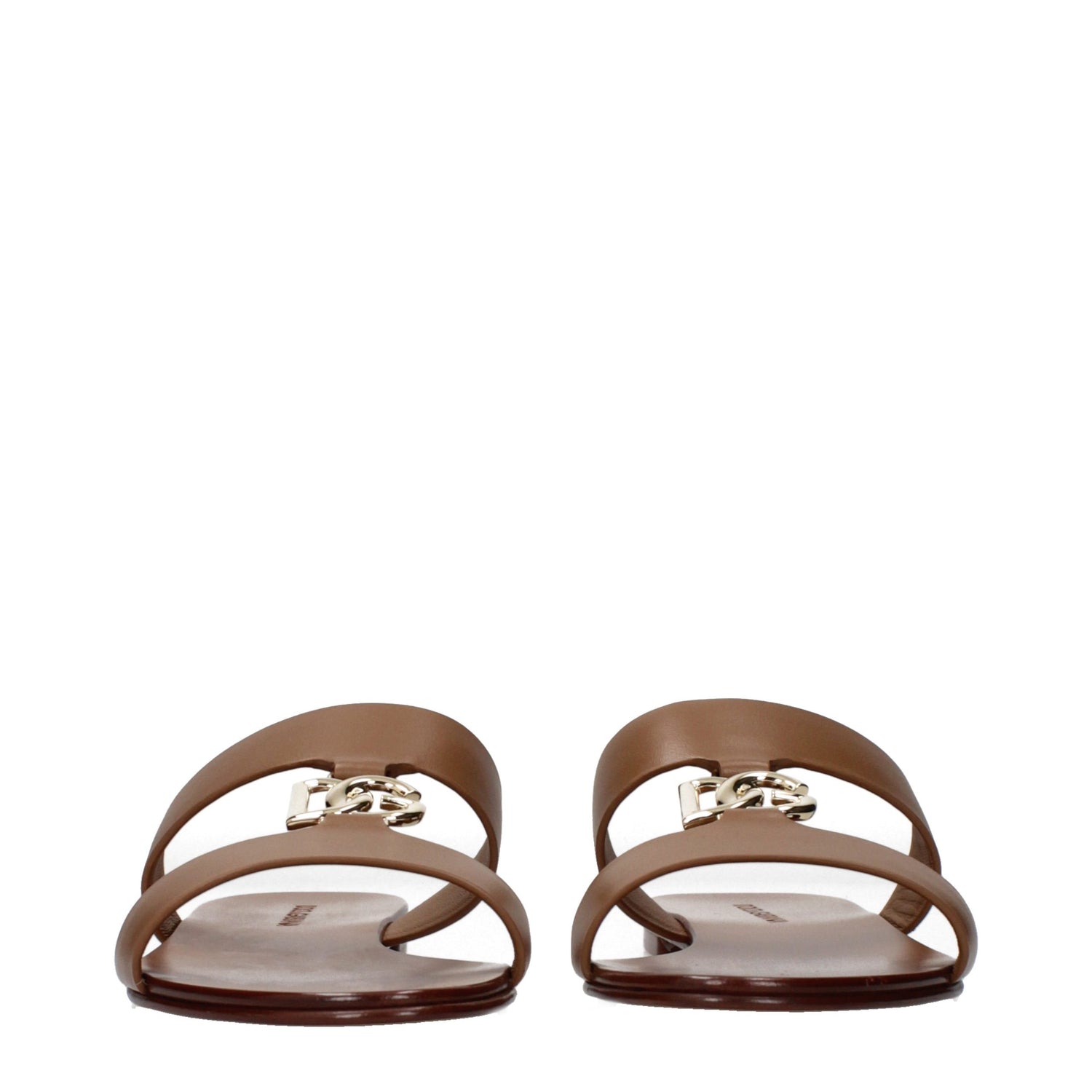 Brown Leather Slippers