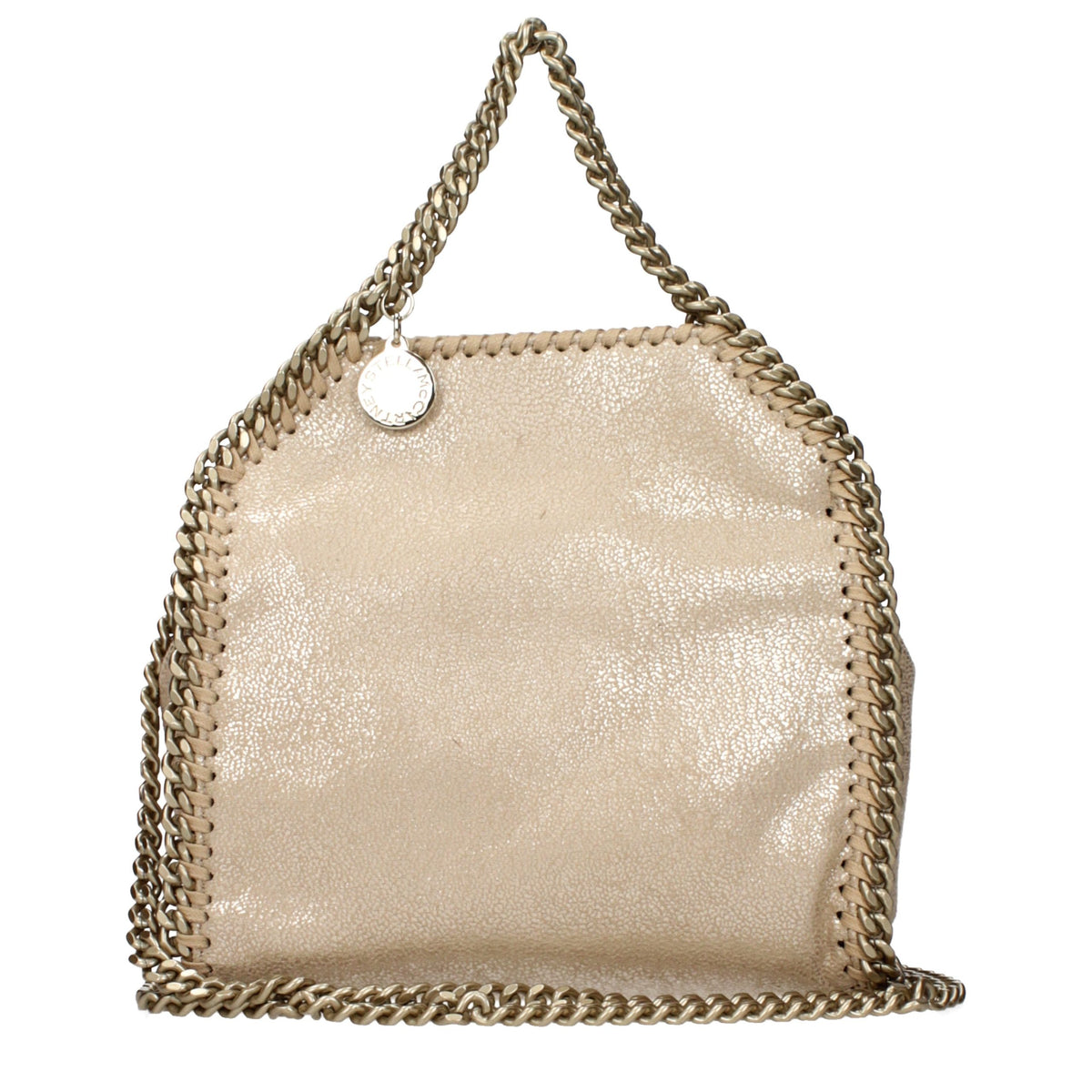 Gold Leather Handbag