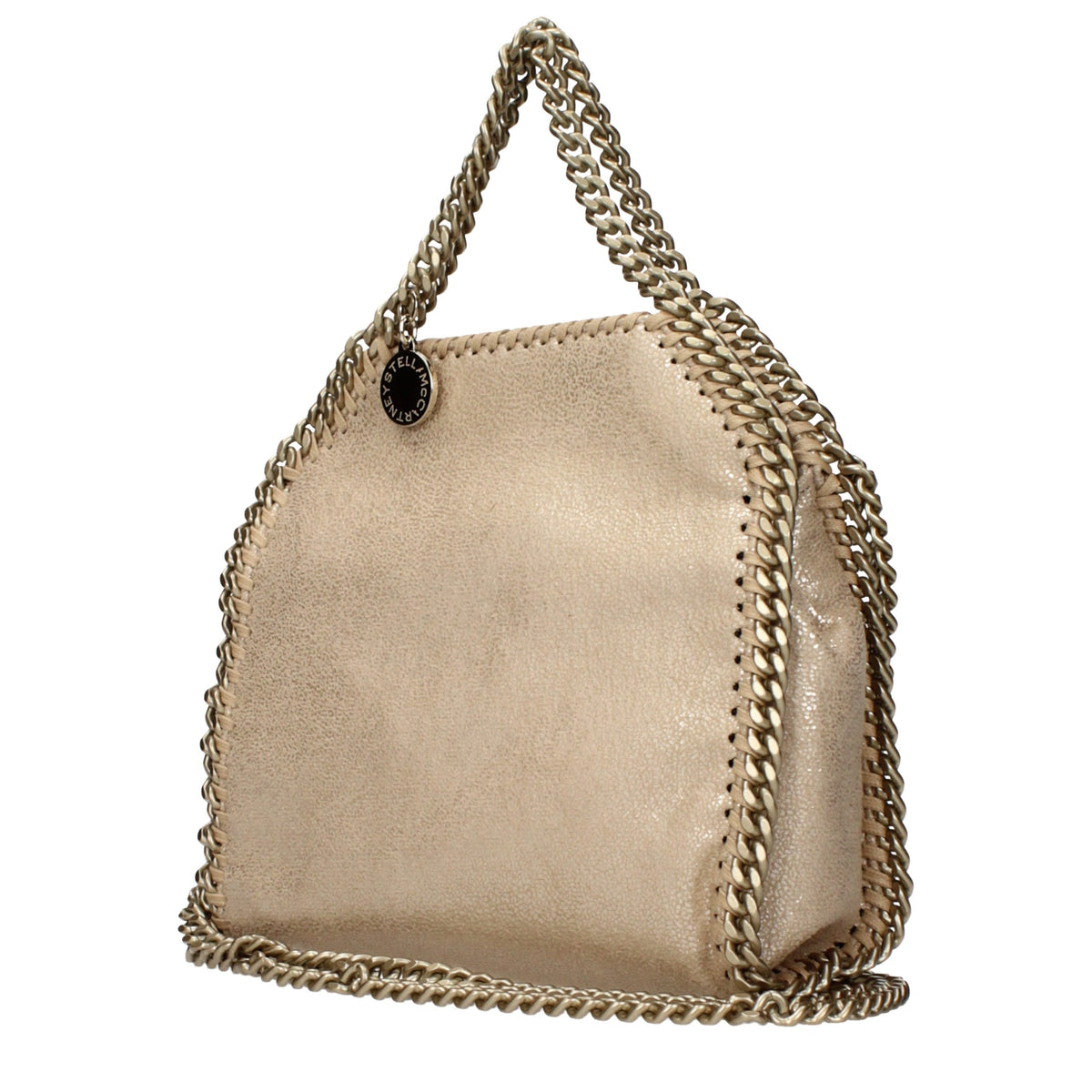 Gold Leather Handbag