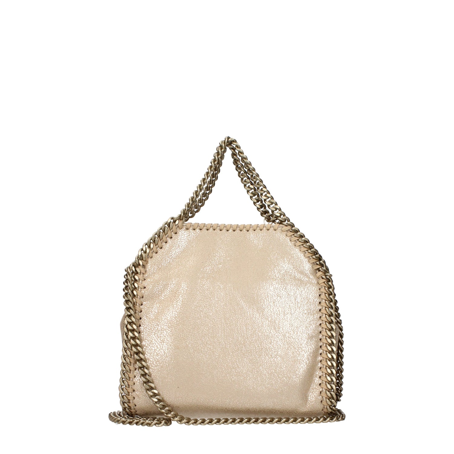 Gold Leather Handbag