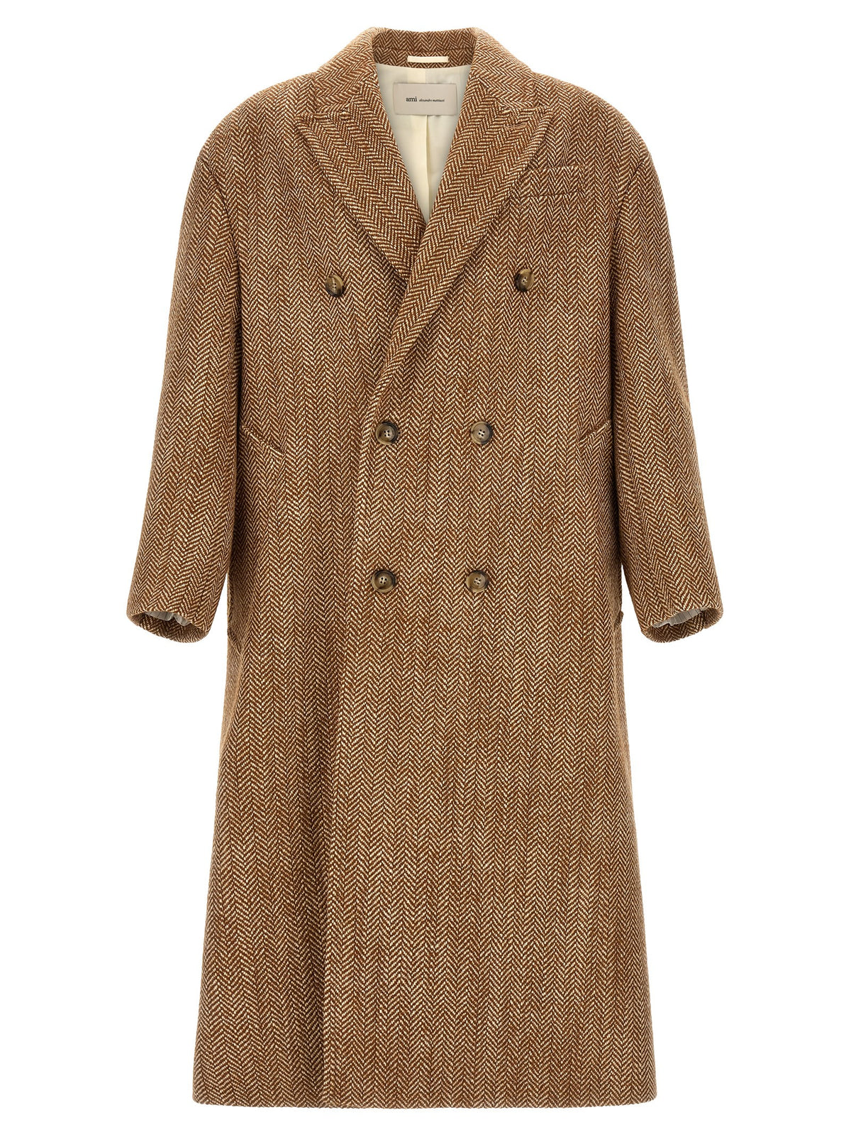 Brown Virgin Wool Coat