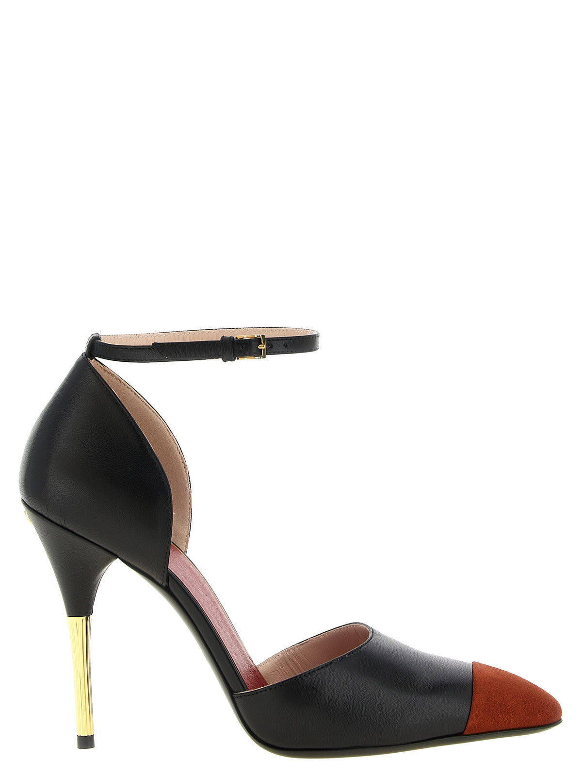 Black Goatskin High Heel Pumps
