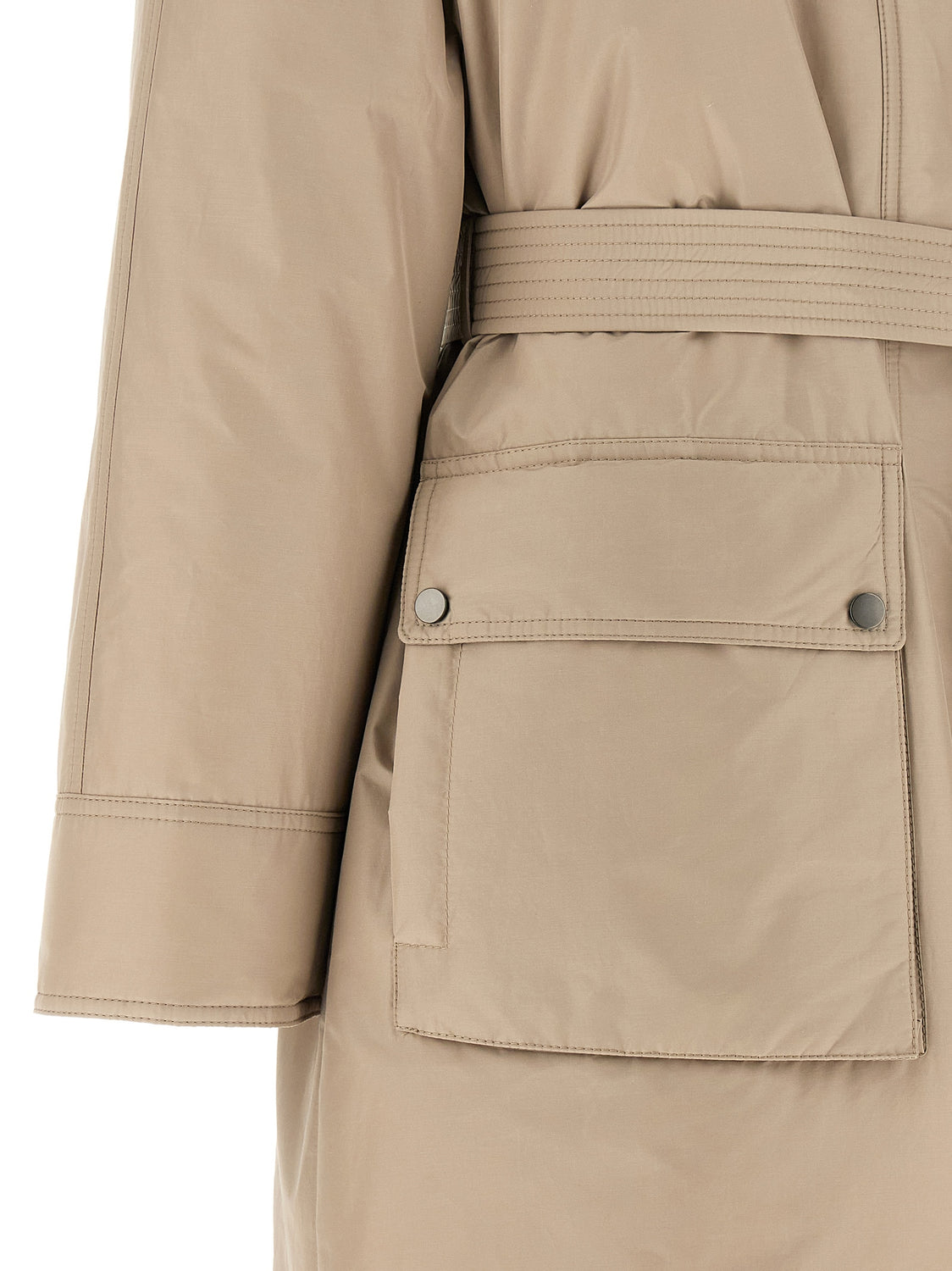 Beige Cotton Coat