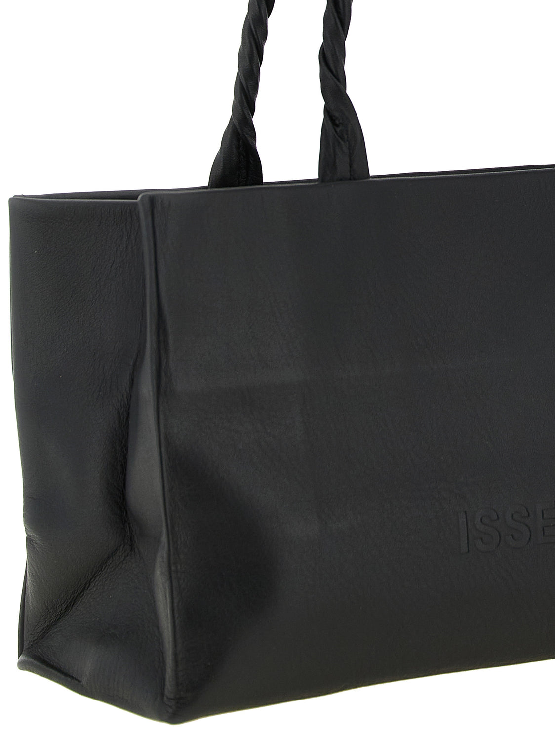 Black Polyester Shoulder Bag