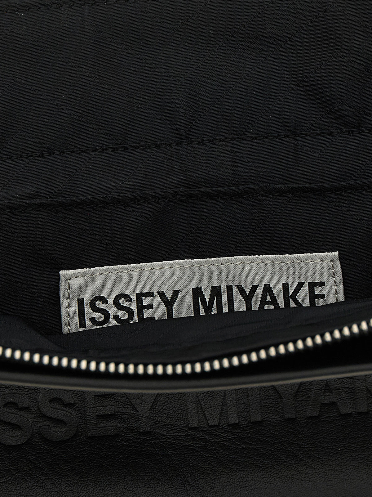 Black Polyester Shoulder Bag
