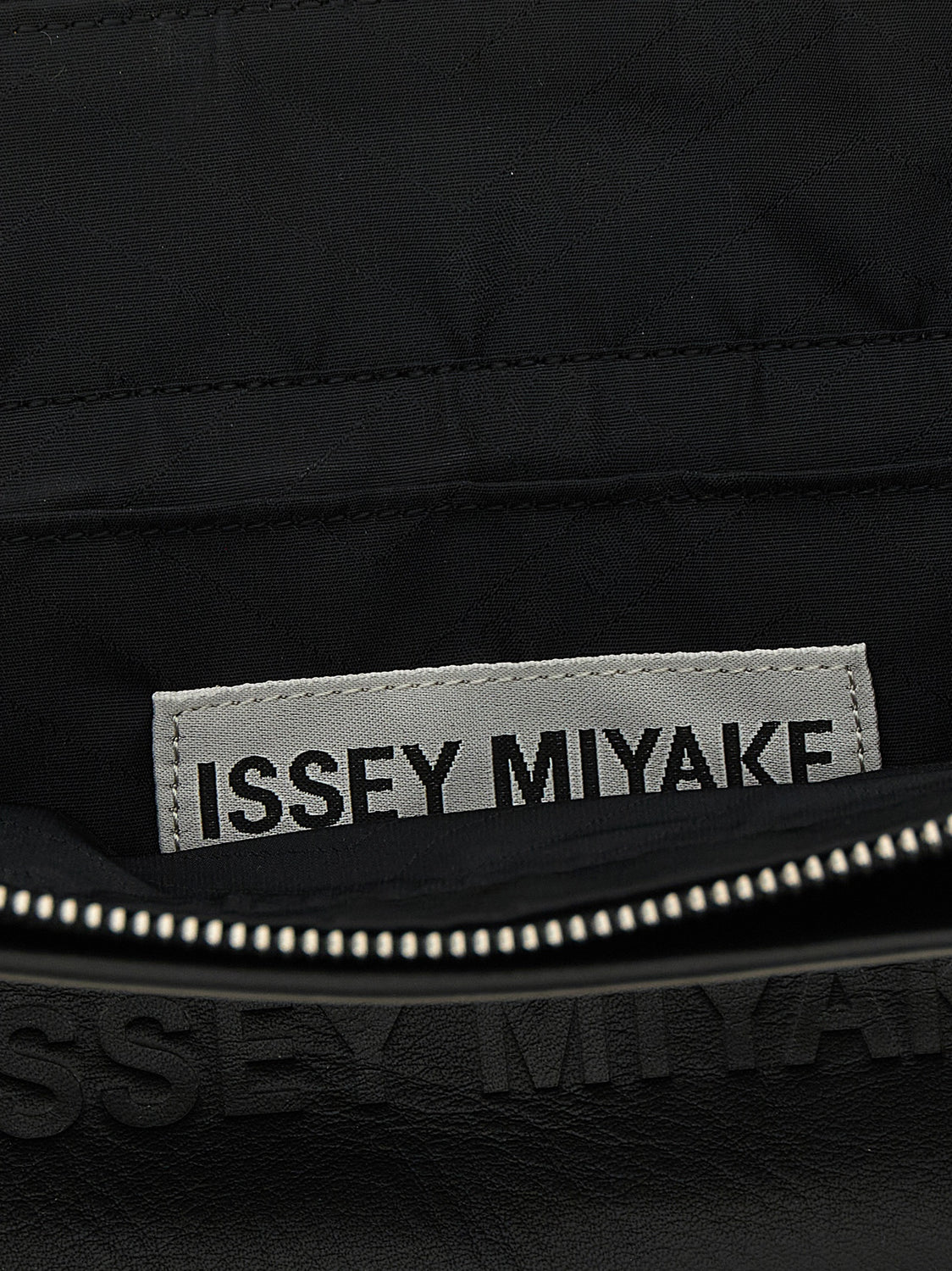 Black Polyester Shoulder Bag