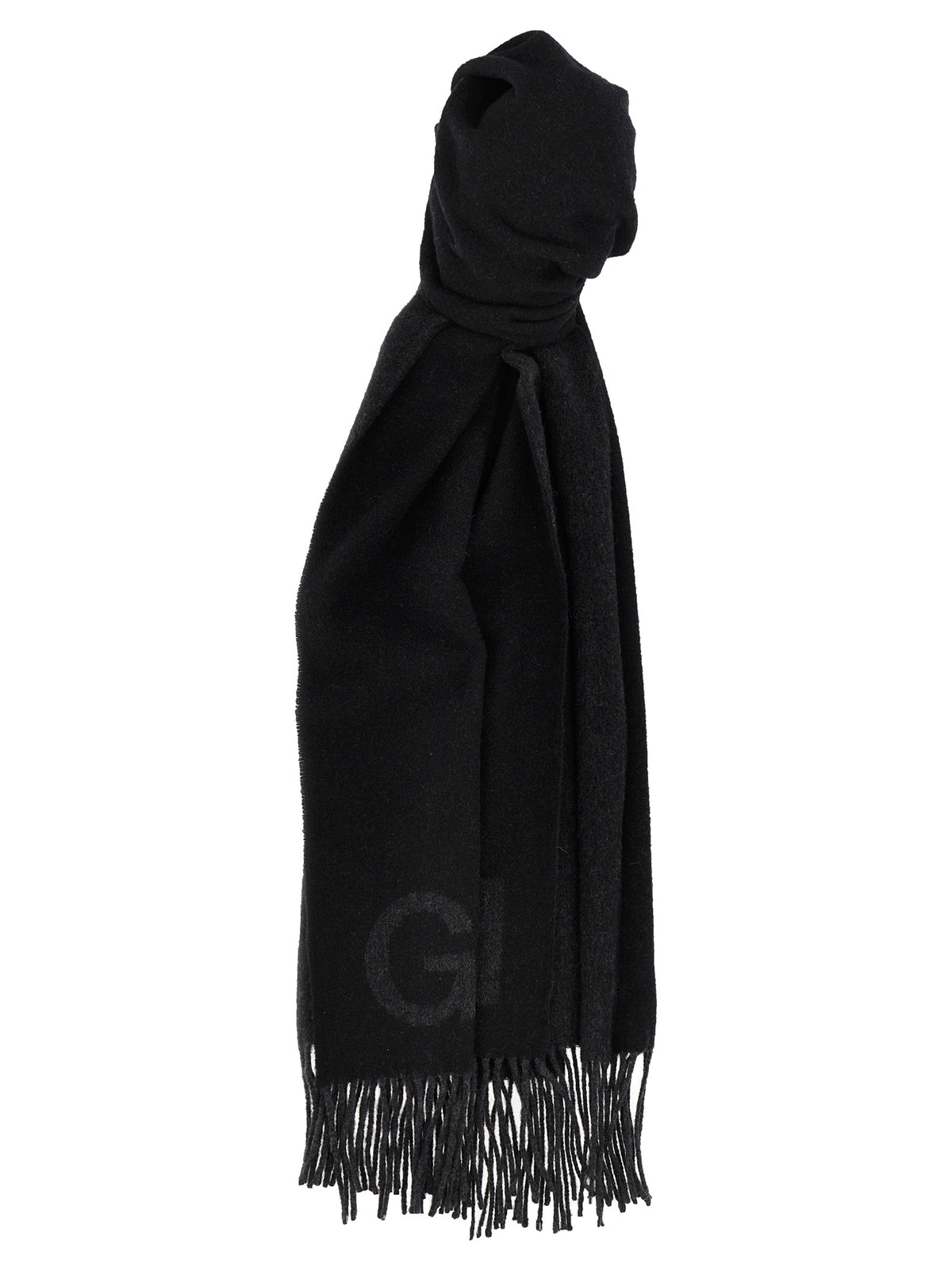 Black Wool Scarf