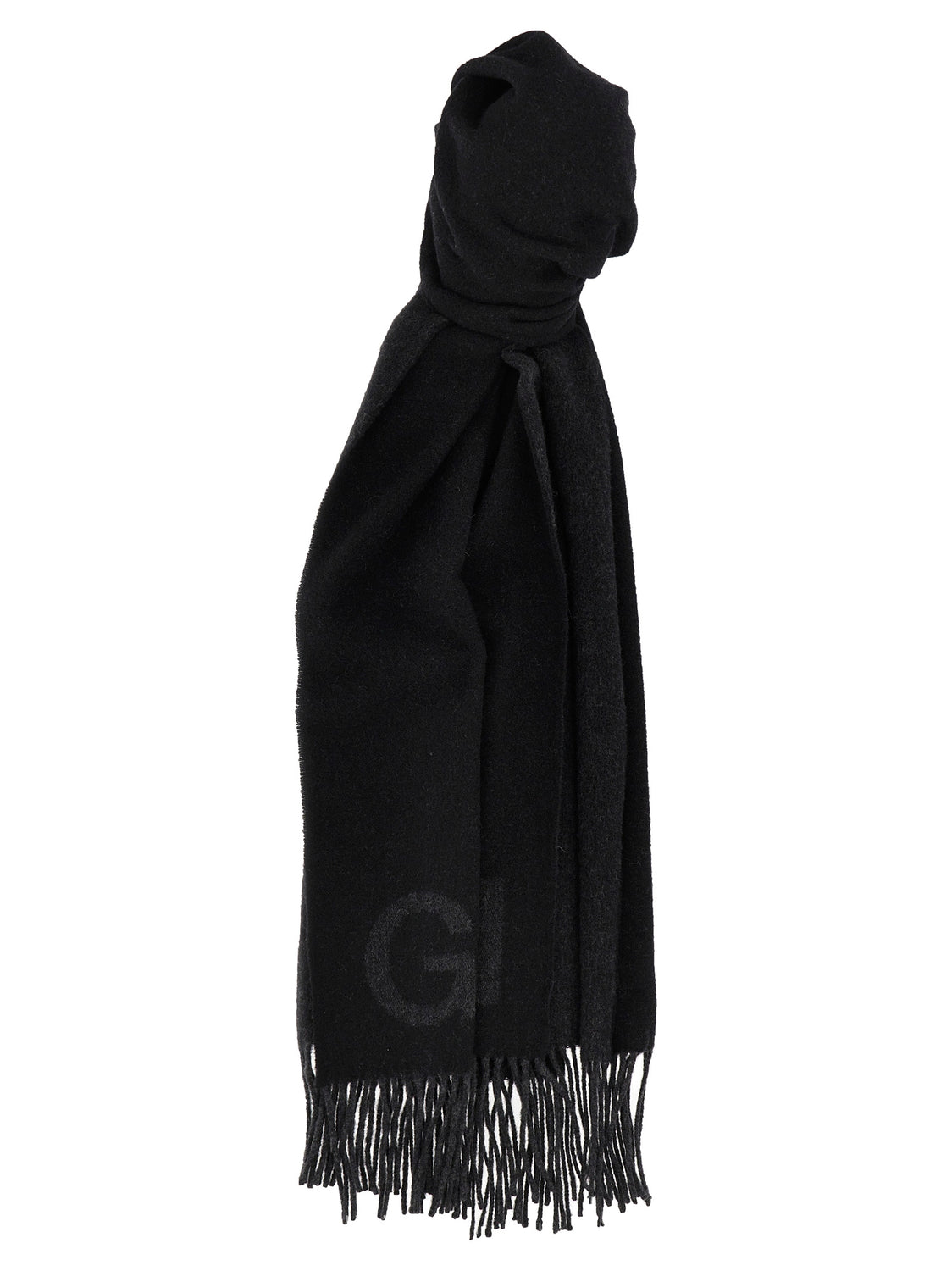 Black Wool Scarf
