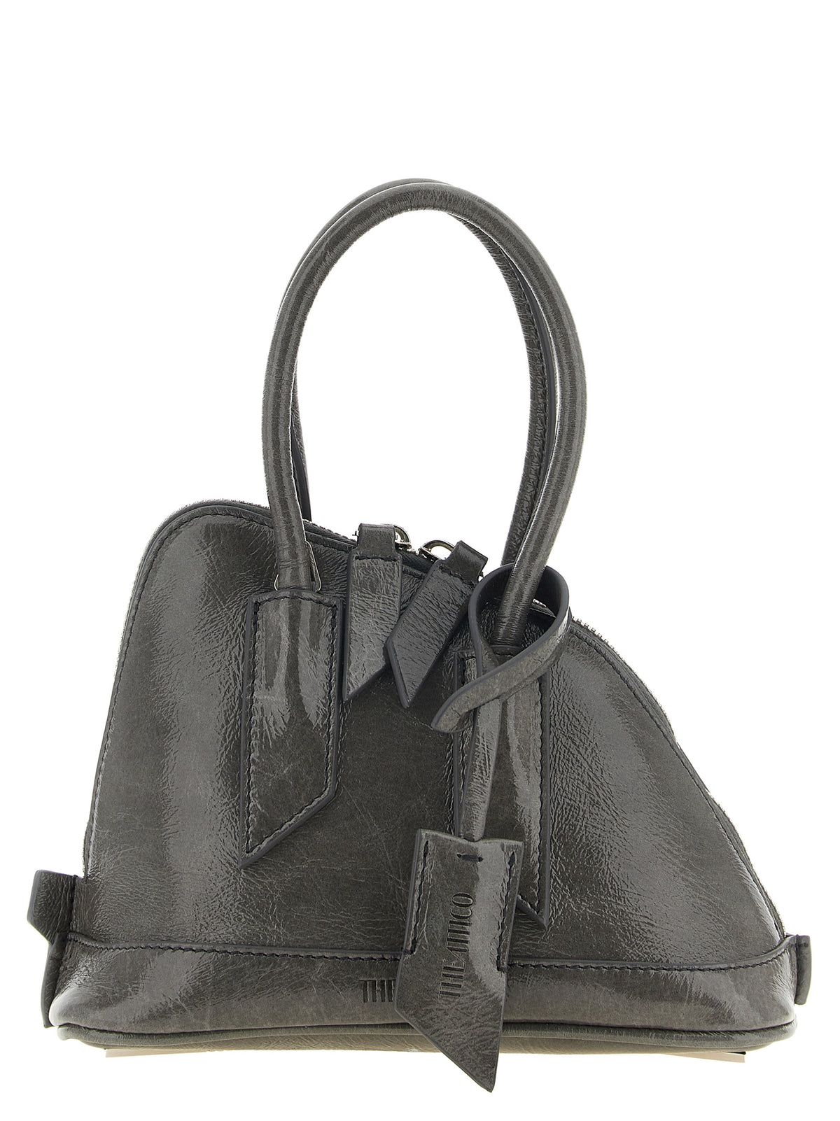 Gray Calfskin Handbag