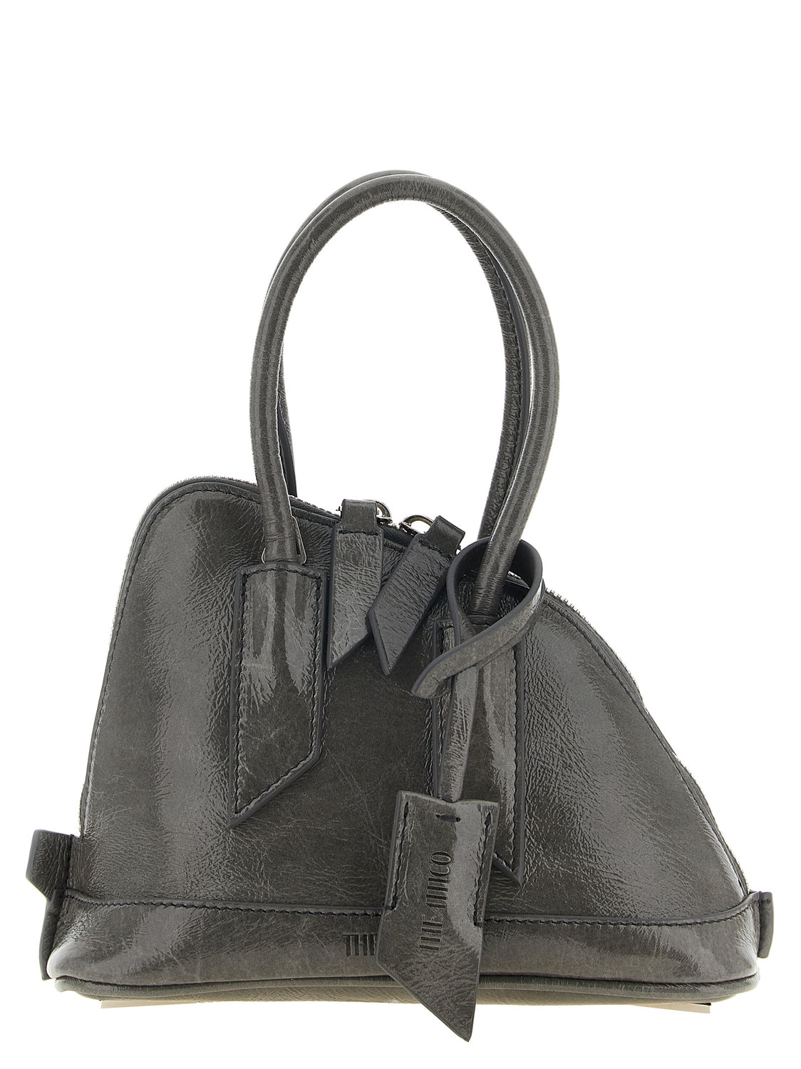 Gray Calfskin Handbag
