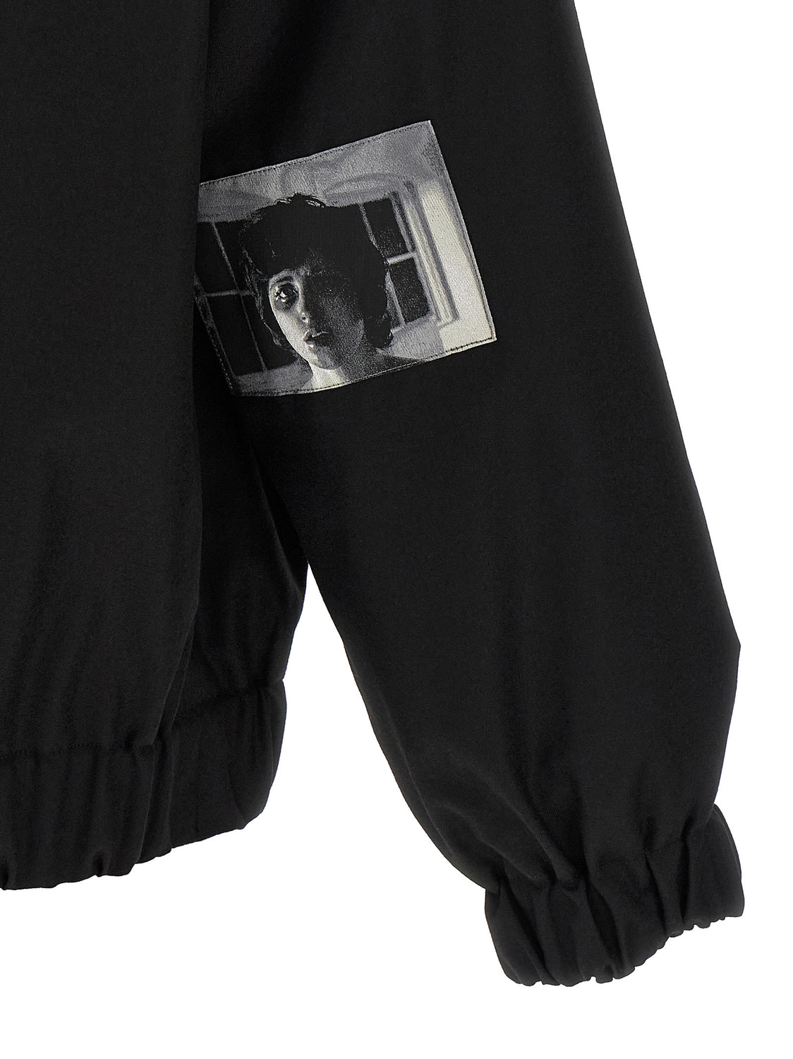 Black Wool Bomber