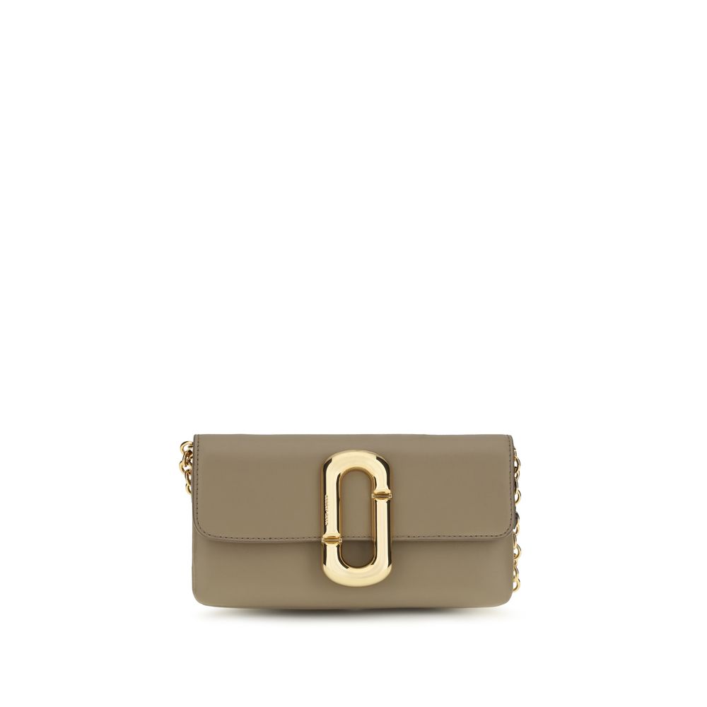 Beige Calf Leather Bos Taurus Wallet