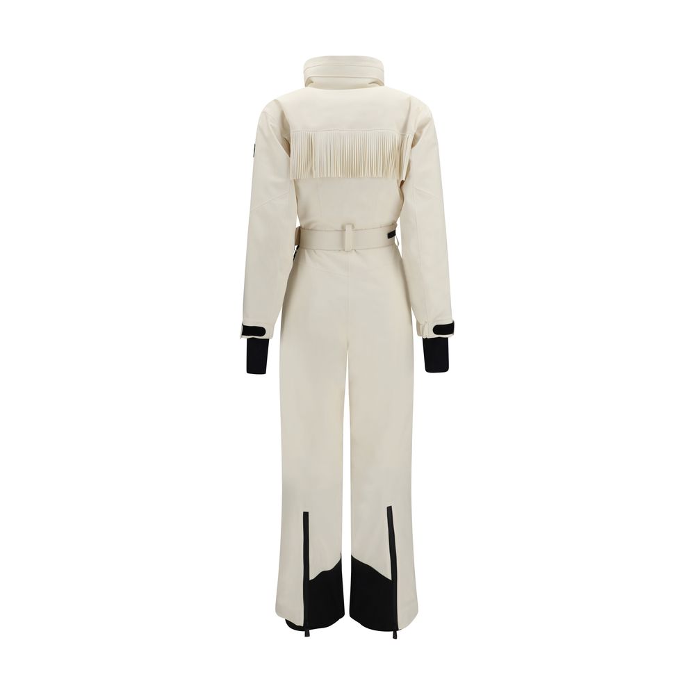 White Polyester Jumpsuit