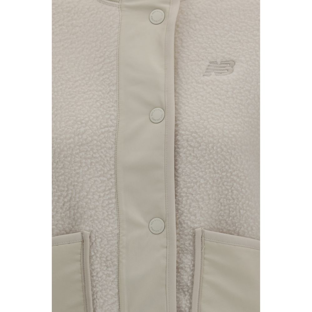 White Recycled Polyester Shell Jacket