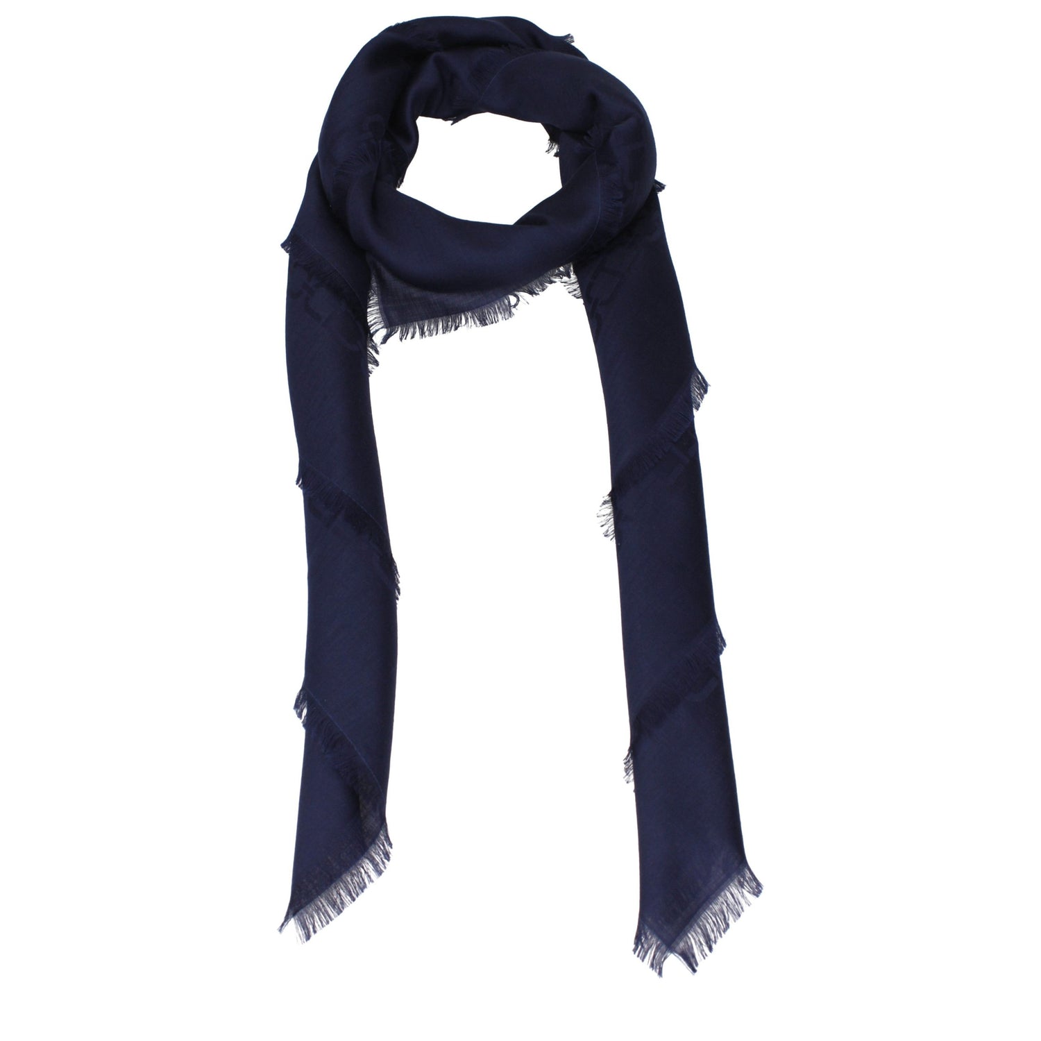 Blue Cashmere Foulard