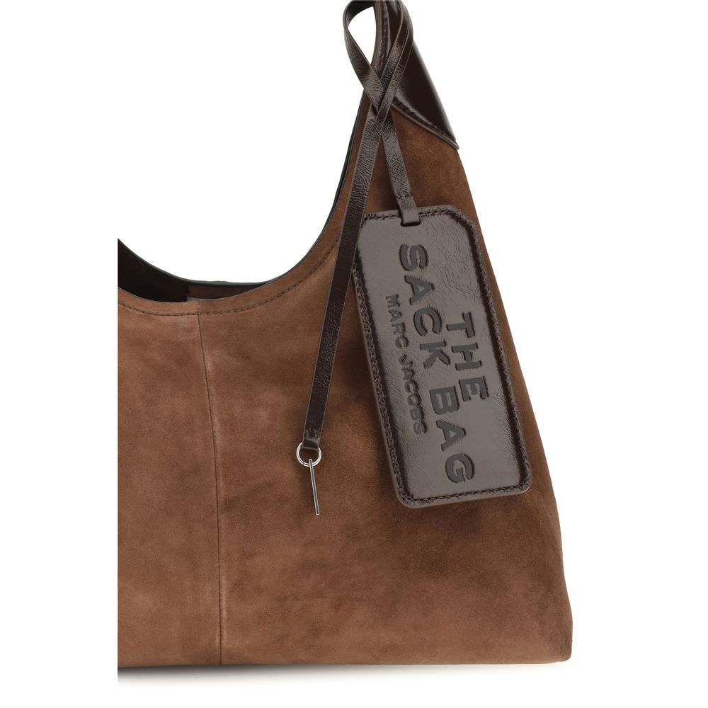 Brown Suede Leather Shoulder Bag