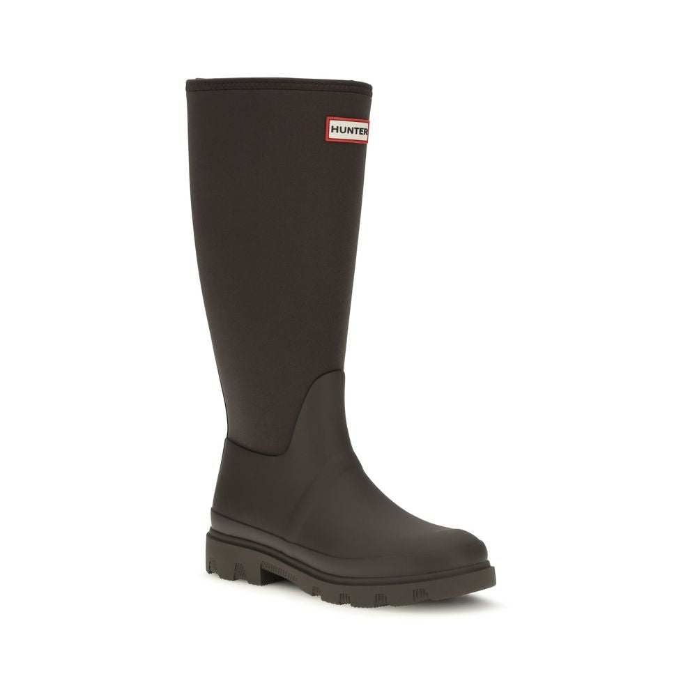 Brown Rubber Rain Boots