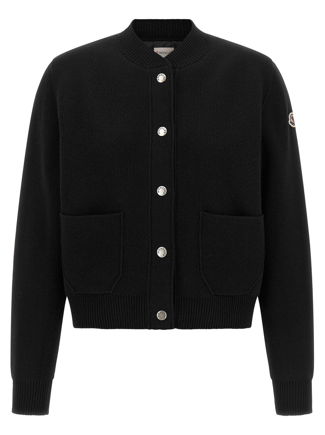 Black Polyamide Cardigan
