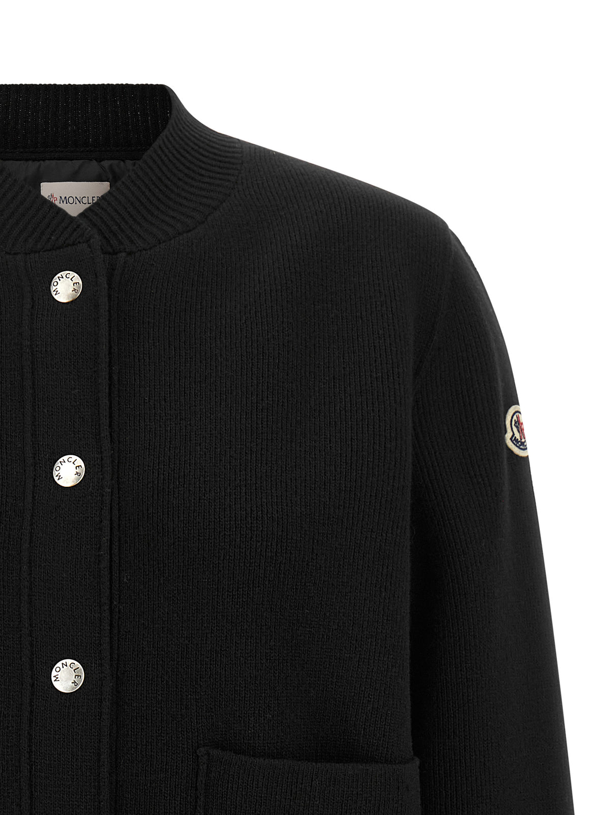 Black Polyamide Cardigan