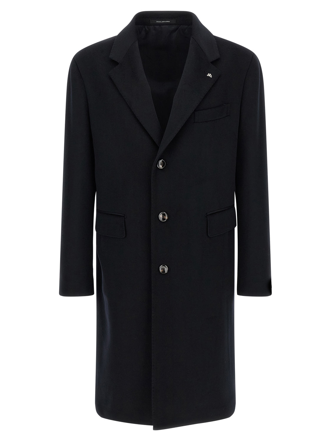 Blue Virgin Wool Coat